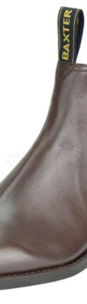 A brown pair of Redpath boots that look similar to Blundstones