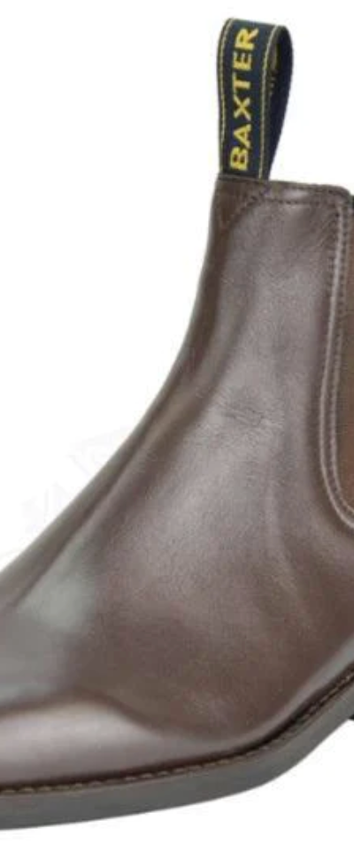 A brown pair of Redpath boots that look similar to Blundstones