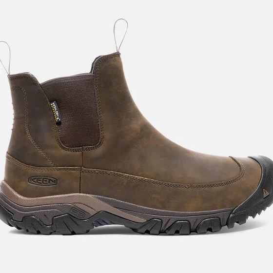 A pair of Keen slip-on workwear boots