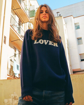 A woman wearing a Bianca Chandon 'Lover' long-sleeve