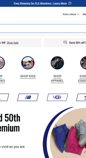 The landing page for Champs website (September, 2023)