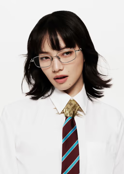 A woman wearing a pair of GENTLE MONSTER glasses