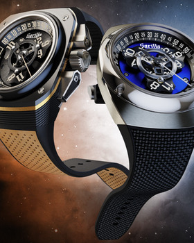 A close up of two pairs of Gorilla Watches