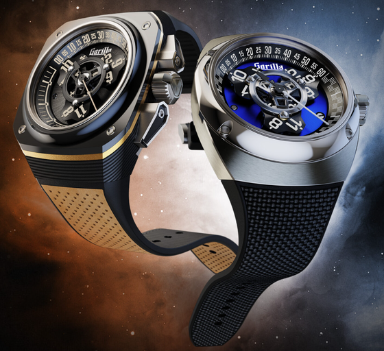 A close up of two pairs of Gorilla Watches