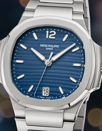 A close up of a Patek Philippe watch