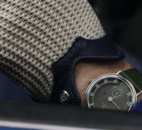 A close up of an Autodromo Watch