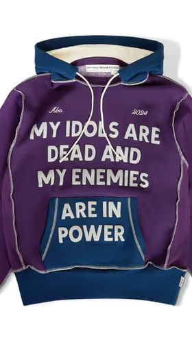 A purple color hoodie from Advisory Board Crystals