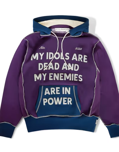 A purple color hoodie from Advisory Board Crystals