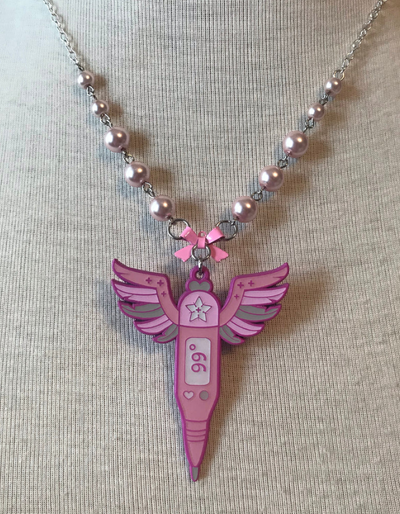 A picture of magical first aid thermometer necklace