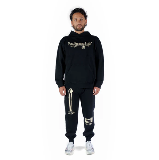 A man wearing prh ds hoodie jetty