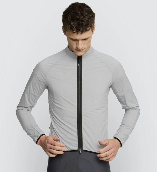 A man wearing ultralight packable jacket - vapour