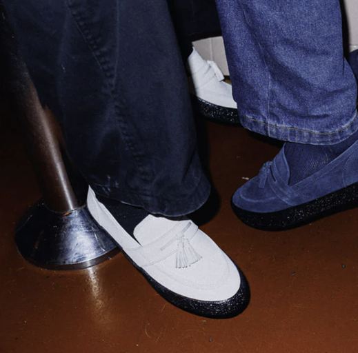 A close up of white shoes from Fast Times Melbourne