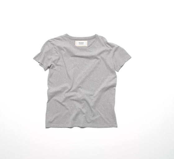 An image of team premium t-shirt — grey melange by Spalwart