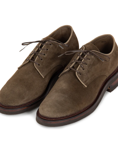 An image of Vibger boots in dark olive