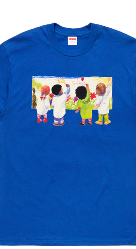 An image of Supreme Kids blue t-shirt