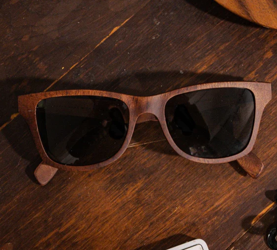An image of Shwood Eyewear canby wood sunglass