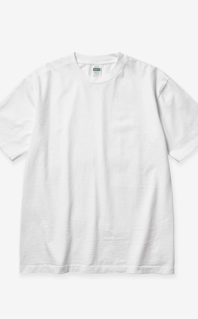 An image of Rhythmic Tones made in usa crew neck s/s t-shirt - white
