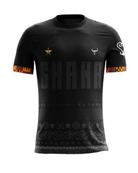 An image of MIZIZI ghana sankofa soccer jersey