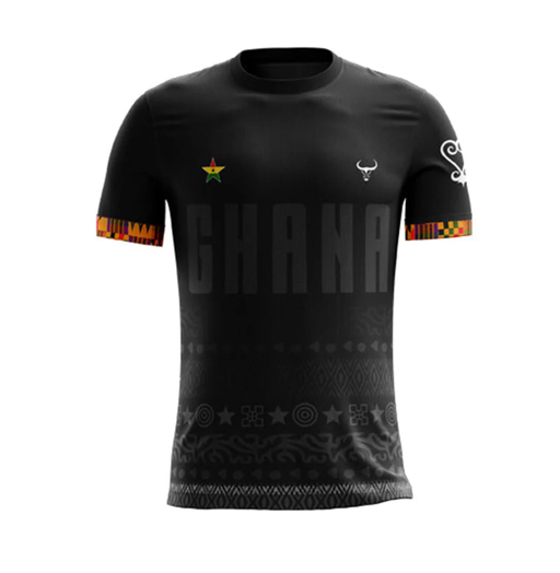An image of MIZIZI ghana sankofa soccer jersey