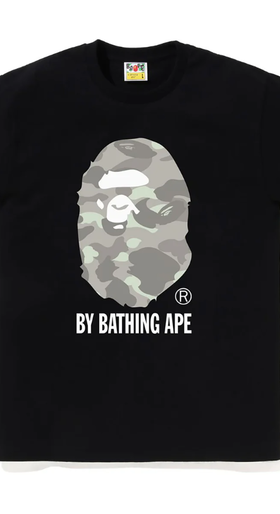 An image of Bape Kids city camo by bathing ape tee mens