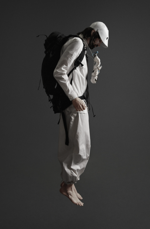 A man wearing Aitor Throup's the rite of spring