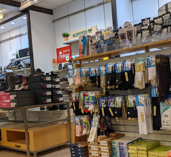 An inside look of Sole to Soul brand store