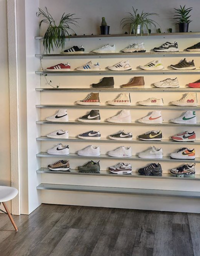 An inside look of LESS 17 brand store