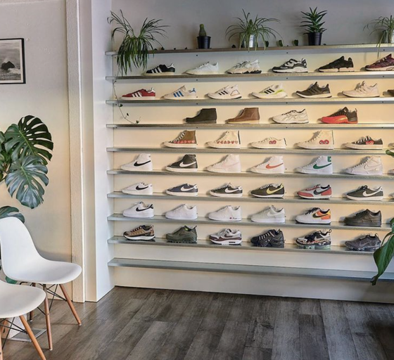 An inside look of LESS 17 brand store