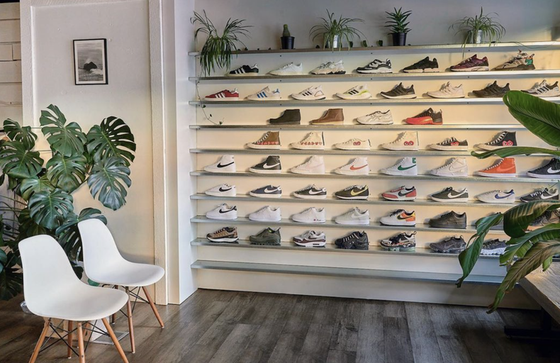An inside look of LESS 17 brand store
