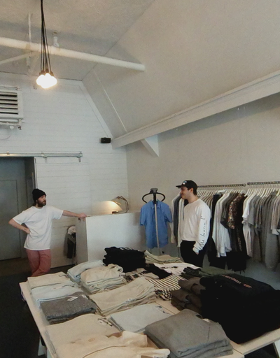 An inside look of Four Horsemen Shop brand store