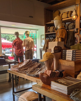 An inside look of STAG Austin brand store