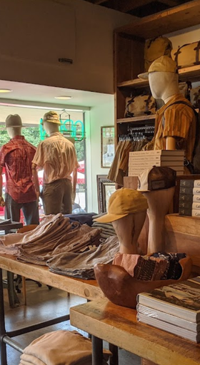 An inside look of STAG Austin brand store