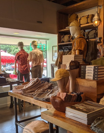 An inside look of STAG Austin brand store