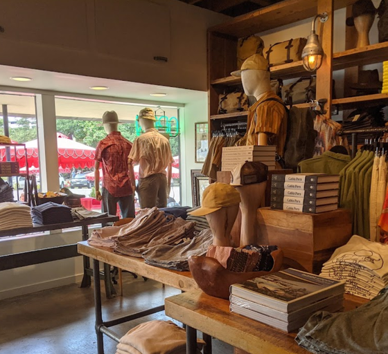 An inside look of STAG Austin brand store