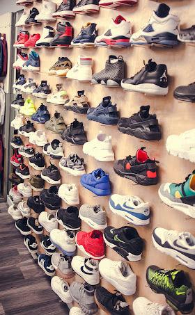 An inside look of Dipt Kicks brand store