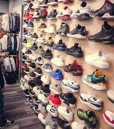 An inside look of Dipt Kicks brand store