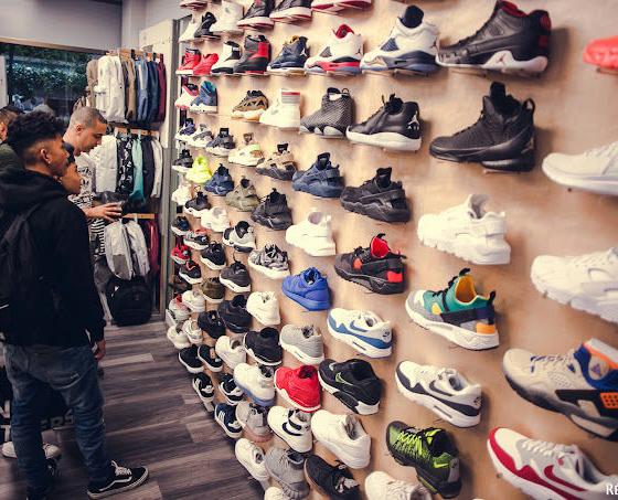 An inside look of Dipt Kicks brand store