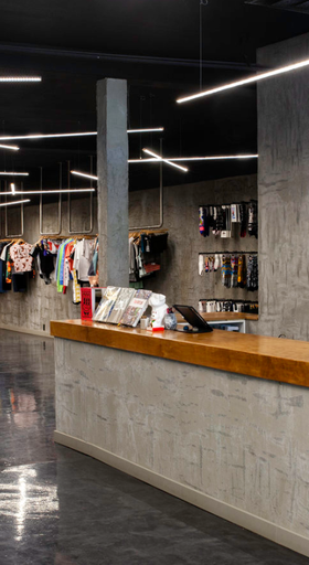 An inside look of Foosh brand store