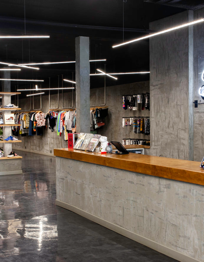 An inside look of Foosh brand store