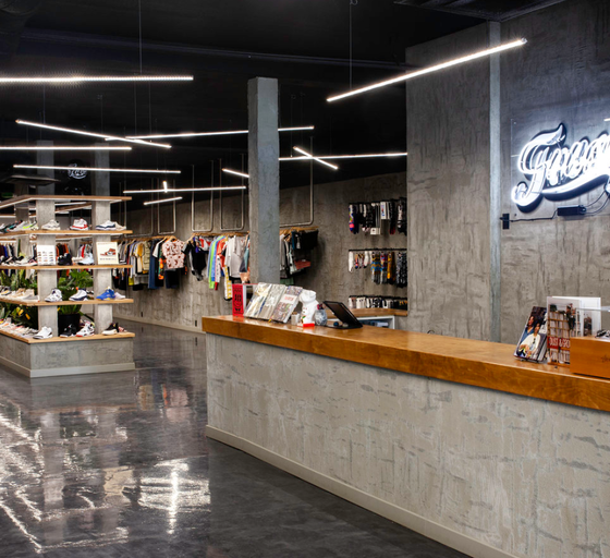 An inside look of Foosh brand store