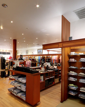 An inside look of Ascot Shop brand store