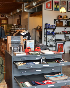 An inside look of Reserve Supply Company brand store