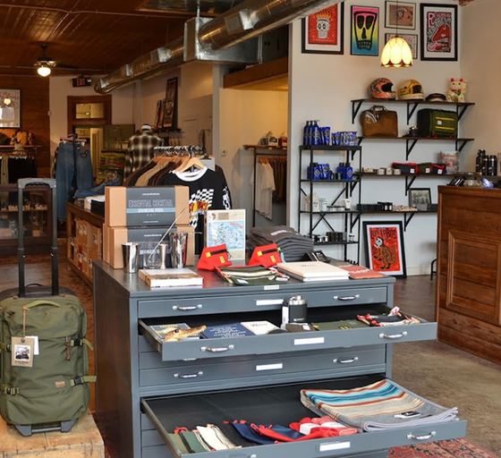 An inside look of Reserve Supply Company brand store