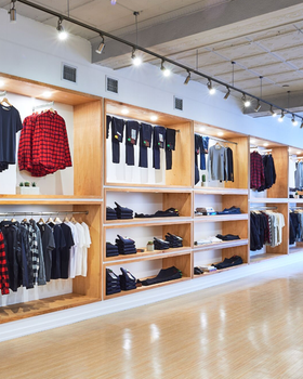 An inside look of Stomping Ground brand store