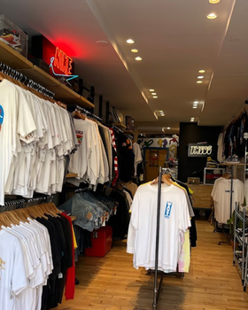 An inside look of Club Theos brand store