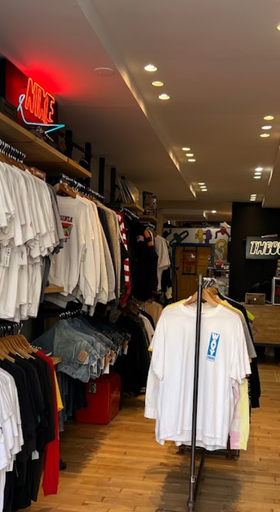 An inside look of Club Theos brand store