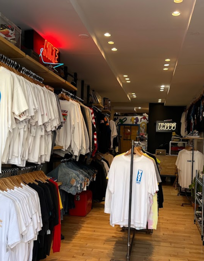 An inside look of Club Theos brand store