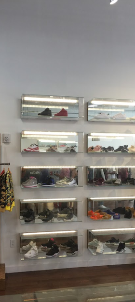 An inside look of Social Status brand store