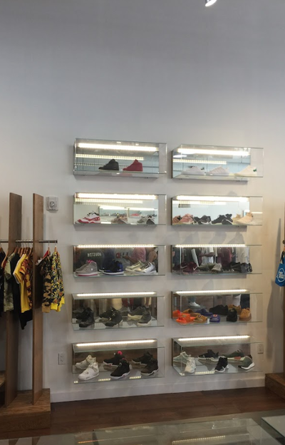 An inside look of Social Status brand store