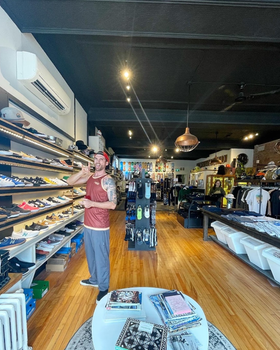 An inside look of Top of the World brand store
